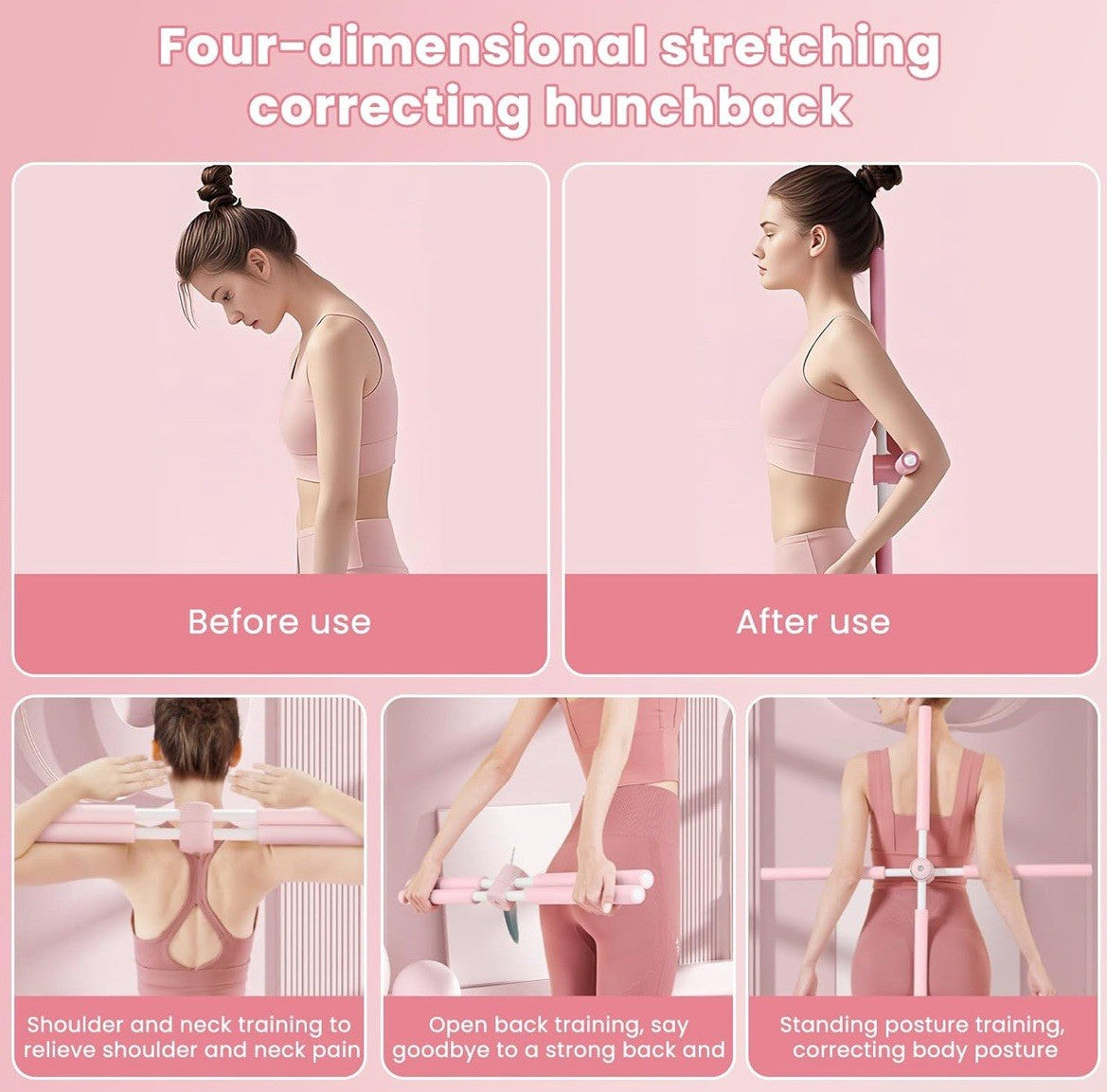 Stretching Stix Movement - Standing Posture Correction for Fitness and Yoga Training