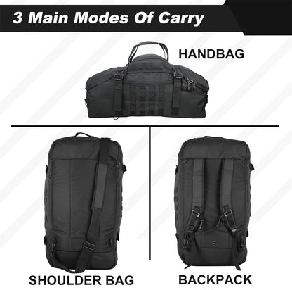 3 in 1 Military Backpack Travel Duffle Bag for Weekender Gym Traveling Workout Deployment