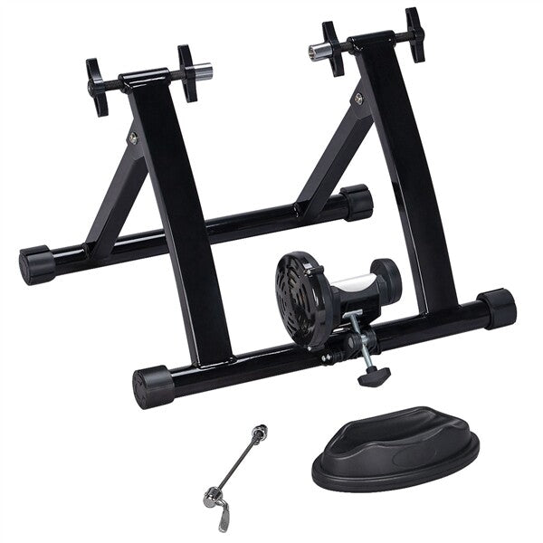 Premium Steel Magnetic Bike Trainer Stand for Indoor Cycling Fitness - Black